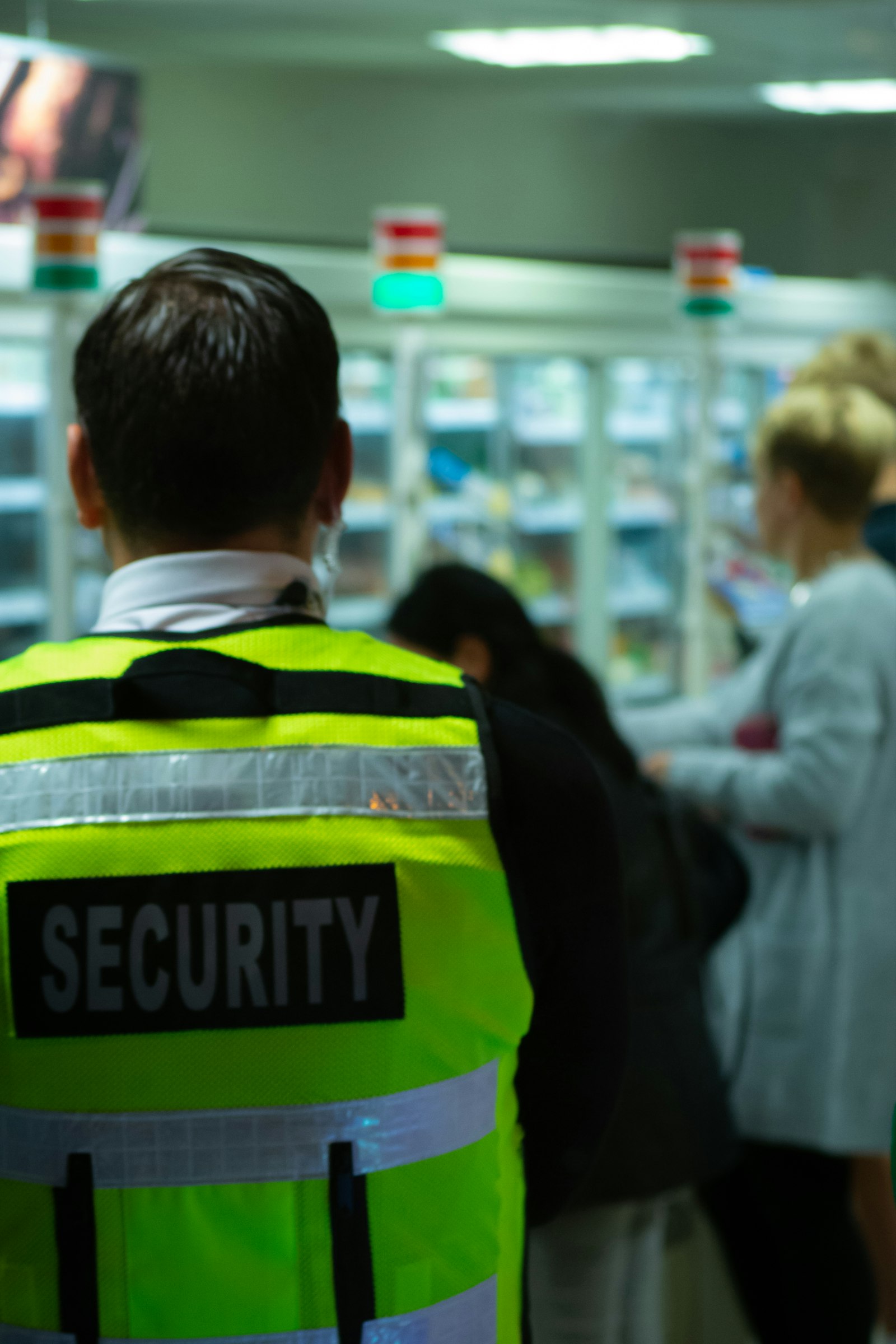 Uniformed security officer